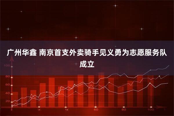 广州华鑫 南京首支外卖骑手见义勇为志愿服务队成立